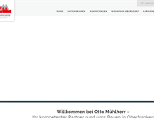 Tablet Screenshot of muehlherr.de